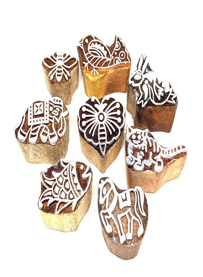 MasterLock J-8 Wooden Printing Block Stamps Hand Carved (Size 1 To 1.5 Inch) Printing Blocks - Image 1